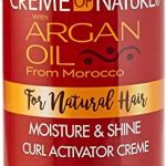 Creme of nature - Aceite de argán - Crema activadora de rizos hidratante y brillo 354ml.