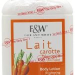 Fair and White - Loción corporal de zanahoria iluminadora y aclarante - 485ml.