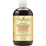Shea Moisture - Champú con aceite de ricino negro de Jamaica 384 ml.